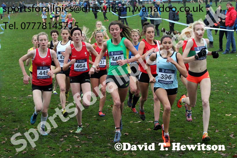 Women's under-17s and under-20s European Cross Country Trials, Sefton Park, Liverpool. Photo: David T. Hewitson/Sports for All Pics